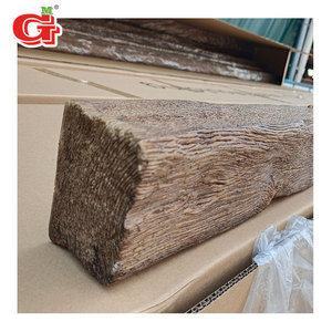 Poutres en Faux Bois PU Haute Densité Direct Usine - Taille et Couleur Personnalisables pour Plafonds <span class=keywords><strong>de</strong></span> Salon Décoration Rustique - Product Image 1