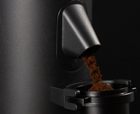 Moulin à café électrique portable en alliage d'aluminium avec broyeur à meules en acier inoxydable 300W pour usage domestique – Vente en gros