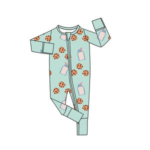 Baju Tidur Bayi Baru Lahir Balita Bahan Bambu Grosir, Jumpsuit Lengan Panjang untuk Bayi Laki-laki dan Perempuan, Bodysuit Motif Kartun, Romper Bayi - Product Image 4
