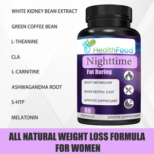 Capsules Brûle-Graisses Nocturnes à Chaud avec Magnésium : Activité Métabolique, Aide à Gérer le Stress et Améliore l'Humeur - Product Image 3