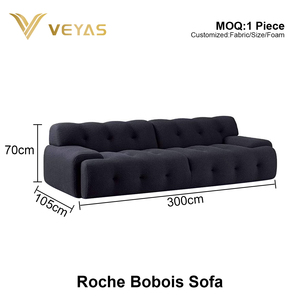 Sofá Cama Cuadrado Tapizado, Diseño Compacto para Ahorrar Espacio, Ideal para Villas, Envío Directo desde China - Product Image 6