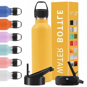Bouteille d'eau isotherme en acier inoxydable de 500 ml, écologique, pour boissons chaudes et froides, idéale pour les voyages (vente en gros) - Product Image 2