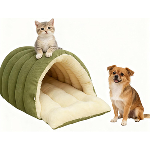 Pet Enclosed <b>Cat</b> Nest Sleeping Bag for Indoor Small Large <b>Cats</b> Dogs Snooze Sleeping Cave Removable Washable Pet Fluffy Nest Bed - Product Image 5