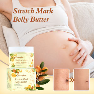 Neue Stretch Mark Bauch butter creme Shea butter Vitamin <span class=keywords><strong>E</strong></span> Kokosöl Feuchtigkeit Verbessern Sie die Haute lastizität Produkt für Dehnung streifen - Product Image 2
