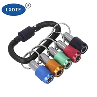 LXDTE Adaptateur de vis à changement rapide 1/4 pouce, porte-embouts de perceuse, porte-embouts SDS, rallonge porte-clés, ensemble de supports pour embouts de tournevis