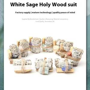 Оптовая продажа Калифорнийский белый шалфей священный деревянный минеральный полудрагоценный камень - Product Image 3