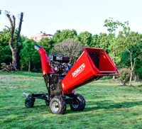 Broyeur à bois de grande capacité 15HP certifié CE, 350 PRO, haute efficacité, broyeur à bois cinétique forestier commercial