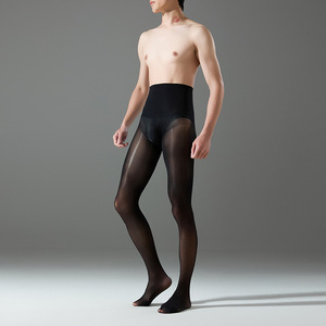 Pantaloni da Uomo Ultra-Sottili Trasparenti Lucidi a Vita Alta 360 °   Collant Modellante Senza Cuciture all'Olio di Cavallo per l'Estate - Product Image 3