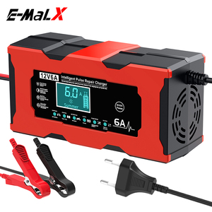 Chargeur de batterie automatique intelligent complet pour voiture et moto 12V6A de haute qualité avec écran LCD - Product Image 1