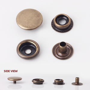 Phong cách mới tùy chỉnh thực hiện đồng kim loại mùa xuân Snap nút cho xuống áo khoác - Product Image 6