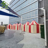 Tentes de pagode d'auvent colorées extérieures personnalisées de 3x3m avec des cadres antirouille d'alliage d'aluminium