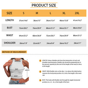 Top corto sexy de mujer polinesia de suministro de fábrica personalizado, camiseta sin mangas corta de estilo vintage con cuello redondo, chaleco trasero sin mangas - Product Image 6