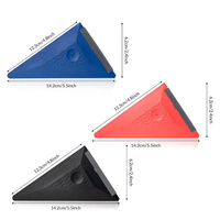 Outil de pose de film de protection de peinture invisible pour voiture, raclette triangulaire souple dédiée pour film teinté, spatule de dépose transfrontalière