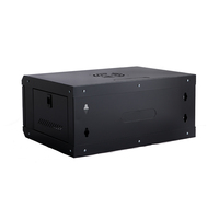 Armoire de serveur murale OEM 4U 12U anti-poussière avec porte vitrée pour rack réseau