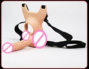 Doppelt Durchdringbarer Analer Vibrator mit Prothesenbandage für Männliche Erwachsene Paare - Ergonomisches Design Weicher Tragbarer <span class=keywords><strong>Penis</strong></span>-<span class=keywords><strong>Vagina</strong></span>-Stimulator - Product Image 4