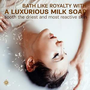 VEGAN & CRUELTYフリーハンドメイド冷間加工天然有機ロバミルク入浴石鹸 - Product Image 5