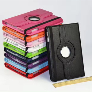 เคสหนังแท้ 360 องศา ขนาด 8 นิ้ว สำหรับ <span class=keywords><strong>Apple</strong></span> iPad Mini 1 2 3 <span class=keywords><strong>Mini4</strong></span> Mini5 2019 Mini6 ขายส่ง พร้อมที่วางหมุนได้ ฝาหลัง - Product Image 3