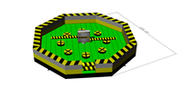 Parcours d'obstacles gonflable Wipeout, jeu gonflable Meltdown, machine à obstacles rotatifs, jeux gonflables