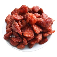 Hoge Kwaliteit Zacht Gedroogde Aardbeien Hele Plak Direct Geprijsd Bulk Fruit Snack Zure Smaak Gezonde Niet Gmo Gratis Monster