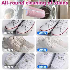 Sac de lavage réutilisable anti-usure personnalisé pour chaussures, idéal pour la machine à laver (vente en gros) - Product Image 4