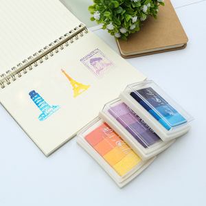Tampons d'encre vintage pour scrapbooking, décoration et artisanat, 4 couleurs dégradées, tampons d'encre pour peinture - Product Image 6