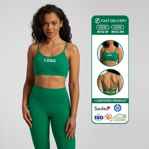 4070 nouveauté Yoga soutien-gorge haut femmes à bretelles soutien-gorge <span class=keywords><strong>de</strong></span> <span class=keywords><strong>sport</strong></span> couverture complète rembourré pleine taille croix entraînement Yoga soutien-gorge hauts - Product Image 4