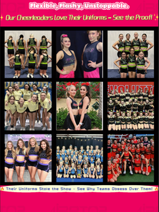 Ensemble d'entraînement de cheerleading Premium Cardinals : Soutien-gorge de sport et short ornés de strass avec logo d'équipe pour les entraînements et les spectacles de cheerleading - Product Image 6