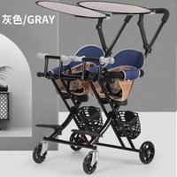 Poussette pliable pour bébé, siège double pour jumeaux, 0-5 ans, livraison directe d'usine en chine