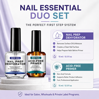 Primaire sans acide pour ongles Beauty Nail 15ml, préparateur déshydratant pour ongles, gel UV, poudre acrylique, usage professionnel en salon