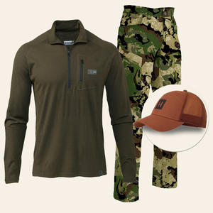 カスタム暖かいフリース生地迷彩男性狩猟服ハンティングシャツハンティング服 - Product Image 3