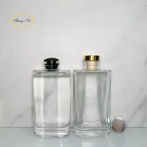 150ml 200ml dikdörtgen temizle en iyi koku yayıcı doldurulabilir parfüm atomizer koku dağıtıcı şişe