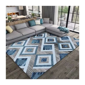 Tapis de chambre en velours cristal doux, impression numérique 3D, personnalisé, Style persan, pour le sol du salon - Product Image 5