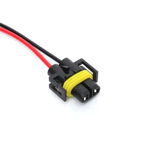 Automotive Wire Harness H1 H7 H11 9004 9005 9006 9007 H13 H16 H4 Auto Bulb Holder Wiring Harness connectors