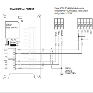 Module de conversion de port série pour boussole électronique magnétique R.M.Young, résolution 0,5, interface UART - Product Image 4