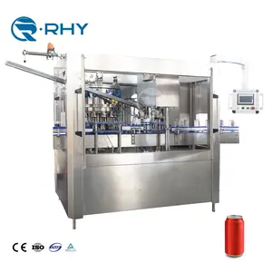 Hot Sale Red Bull Energy Drinks Soda Water PET Tin Automatic Beer Aluminium Can Filling Machine