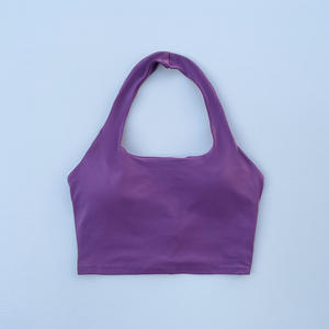 Tank Top Olahraga Pendek Wanita Berkerut Multi-warna Ramah Kulit Bernapas untuk Yoga Kebugaran Pakaian Dalam & Luar Kamisol - Product Image 5