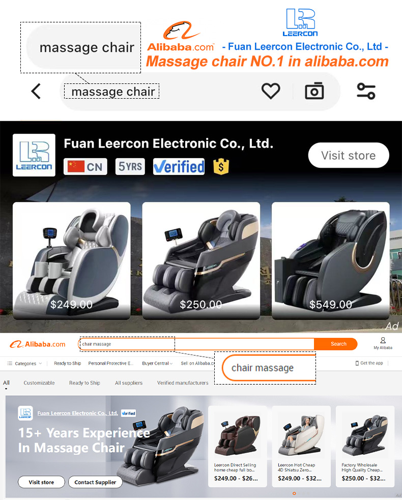 fontaine 84個セット Leercon 4D Massage Chair - Experience Zero Gravity Comfort