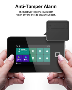 Cảm Ứng Vân Tay Mới FCC <span class=keywords><strong>CE</strong></span> Chứng Nhận GSM WIFI 433 MHz Hệ Thống Báo Động An Ninh Gia Đình Không Dây Cho Gia Đình - Product Image 2