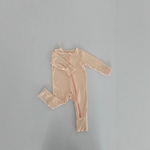 Tutina per Neonati in Fibra di Bambù, Primavera-Autunno, da 0 a <span class=keywords><strong>1</strong></span> <span class=keywords><strong>Anno</strong></span>, <span class=keywords><strong>Pigiama</strong></span> Intero con Chiusura a Cerniera per Bambini e Bambine - Product Image 2