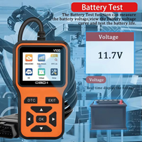 Outil de diagnostic automobile V500, décodeur OBD2 et lecteur de codes avec écran universel 9-16V