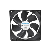 WELLSUNFAN FD12025 DC 120mm Brushless Cooling Fan 4Pin CPU Cooler with Plastic Heatsink Fluid Bearing PC Case Cooling 2500 RPM