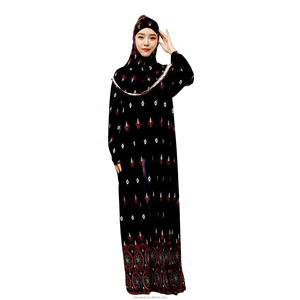 Nuova Collezione Abaya Stile Dubai in Poliestere Traspirante, Taglie Grandi, Maniche Lunghe, <span class=keywords><strong>Abbigliamento</strong></span> <span class=keywords><strong>Islamico</strong></span> <span class=keywords><strong>Femminile</strong></span> all'Ingrosso - Product Image 4