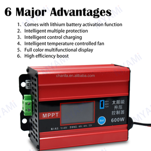 Contrôleur <span class=keywords><strong>de</strong></span> <span class=keywords><strong>charge</strong></span> solaire 600W 48V 60V 72V MPPT Boost LCD régulateur <span class=keywords><strong>de</strong></span> <span class=keywords><strong>charge</strong></span> <span class=keywords><strong>de</strong></span> batterie pour système solaire - Product Image 6