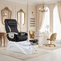 Kangmei - Mobilier de salon de manucure en gros - Chaise de pédicure électronique à jet magnétique avec spa pour les pieds et drainage intégré