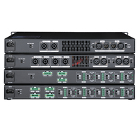Amplificador de Potencia Profesional Clase D de 8 Canales y 350W, Sonido Envolvente de Alta Resolución para Salas Multifuncionales, Audio de Alta Fidelidad para el Hogar