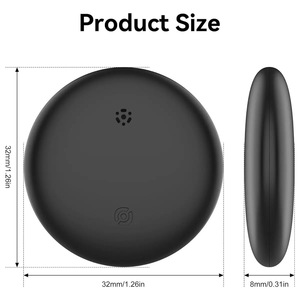 Système double compatible avec Apple Find My et l'application Android, <span class=keywords><strong>localisation</strong></span> en temps réel mondiale, étanche IP66, mini traceur intelligent pour animaux de compagnie - Product Image 4
