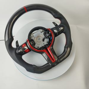 Спортивные светодиодные аксессуары для интерьера серии <span class=keywords><strong>M</strong></span> Performance, из углеродного волокна и кожи, для универсального руля F30 F10 - Product Image 2