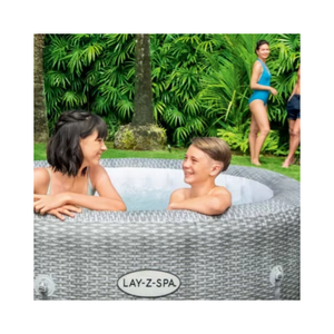 Baignoire <span class=keywords><strong>gonflable</strong></span> portable ronde en PVC au design moderne de luxe Baignoires thermales de haute qualité pour adultes enfants Capacité de 6 personnes Utilisation dans la salle de bain - Product Image 1