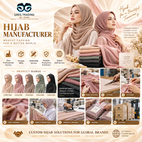 Foulard Hijab Long Imprimé en Gros pour Femmes Musulmanes – Châle de Couverture Tête Tendance au Design Personnalisé