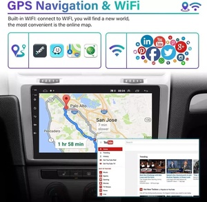 Xe GPS navigation Android 13 cho Toyota Camry 9 "Đài phát thanh stereo - Product Image 5